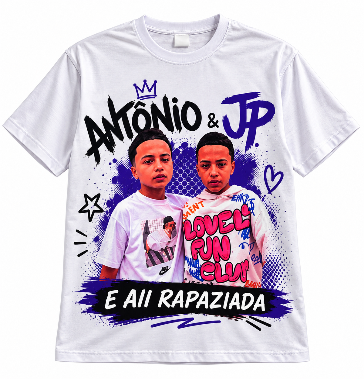 Camisa Antônio e JP