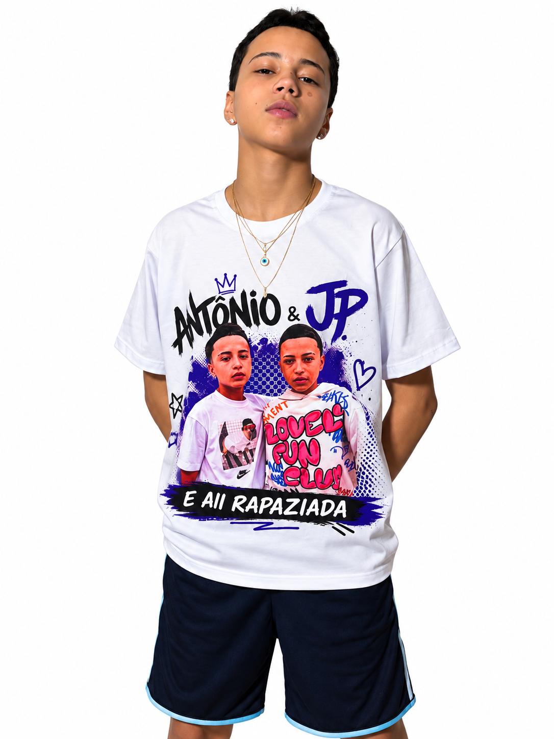 Camisa Antônio e JP